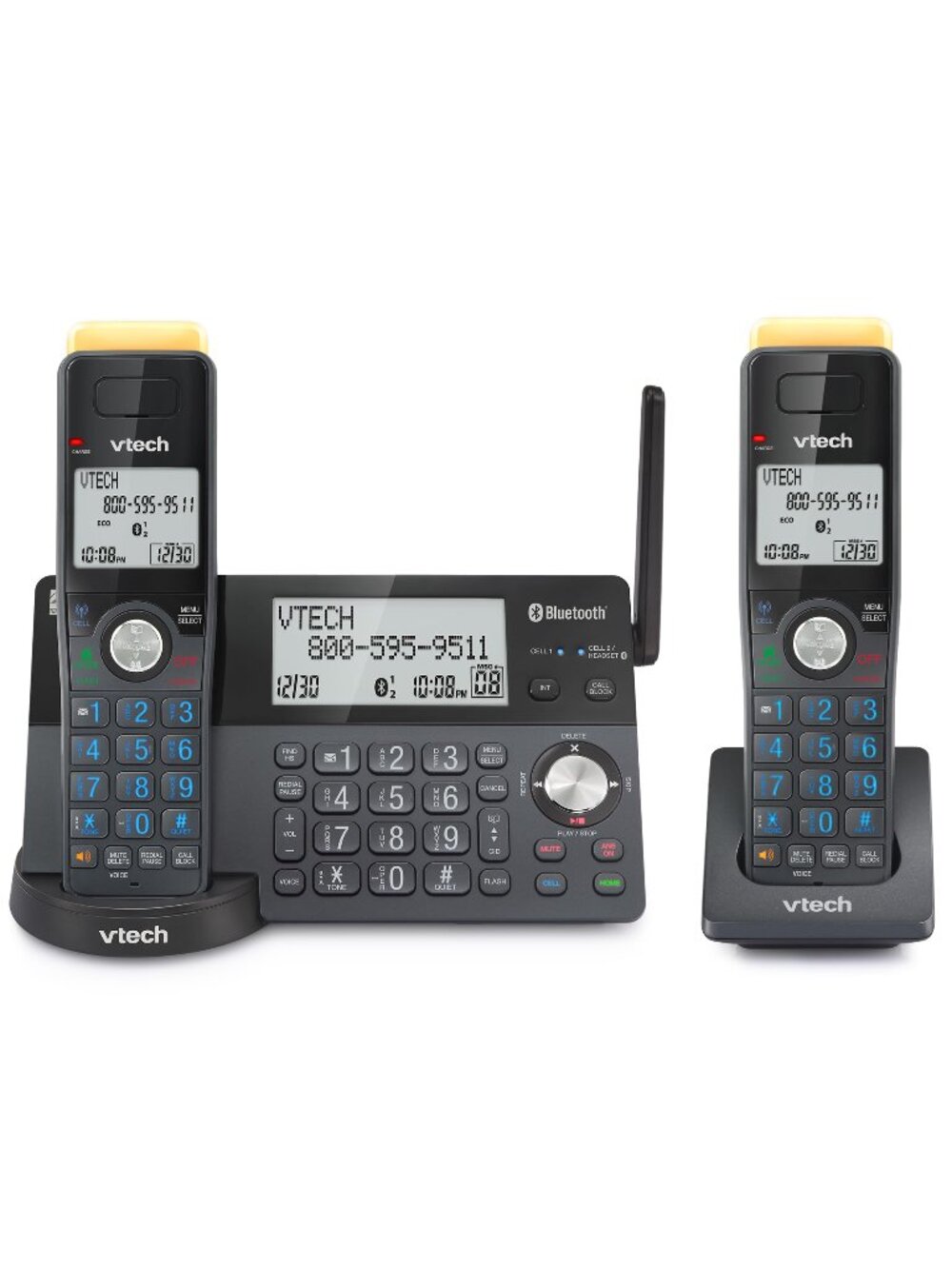 VTech IS8128-31 Cordless Phone 3 Handset Bluetooth Call Block 2300ft